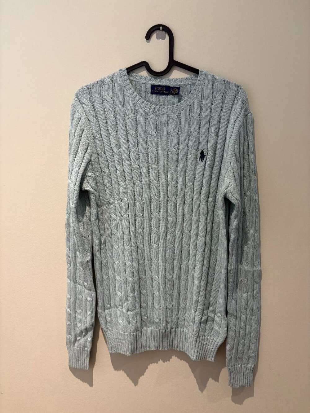Polo Ralph Lauren Cable-Knit Cotton Crewneck Sweater